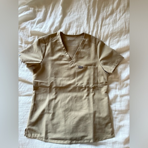 FIGS Scrub Set Sandstone Small - Picture 2 of 5